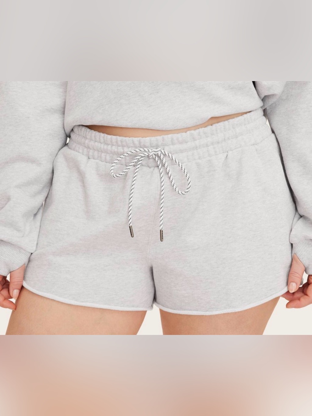 Parke X Target Mid-Rise Pull On Sweat Shorts Heather Gray